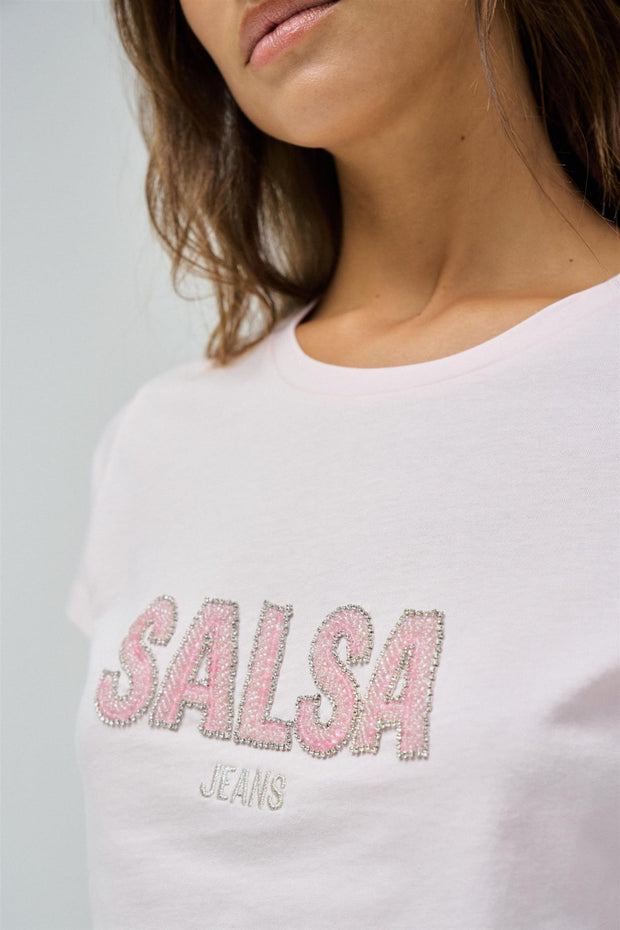 Rosa Beaded Branding t-shirt