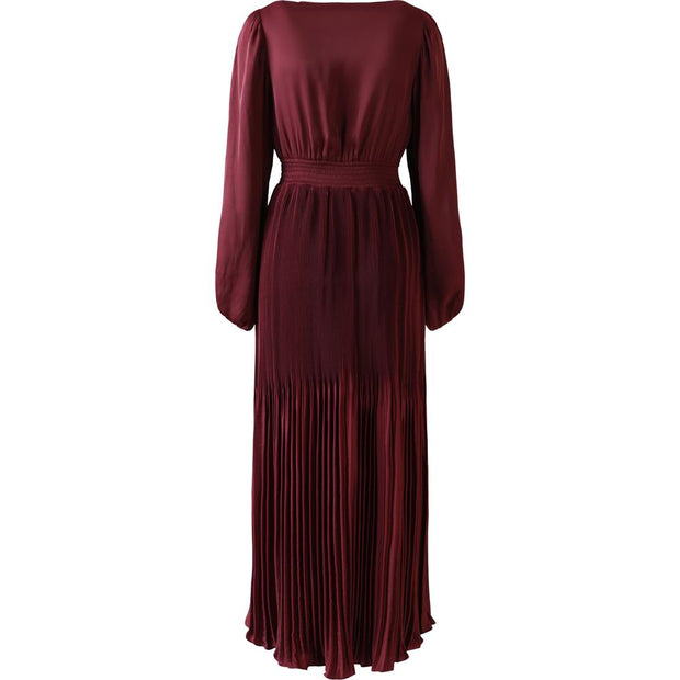 Wine Alisson Dress - Stilshoppen