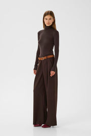 Brun GZninia Wool Rollneck - Stilshoppen