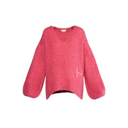 Sofie V-neck sweater Chateau Rose