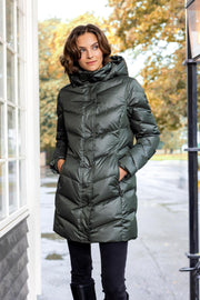 Olive Down jacket - Stilshoppen