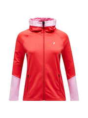 Brilliant Red/Morning Dew W Rider Zip Hood