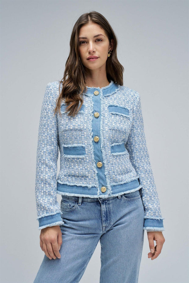 Jeansblå Jacket - Stilshoppen