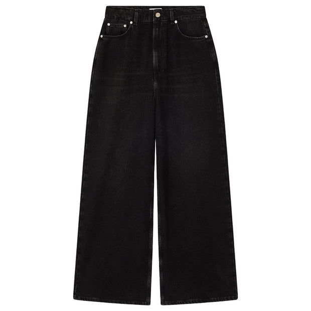 Sort Soft Rigid Baggy Jeans - Stilshoppen