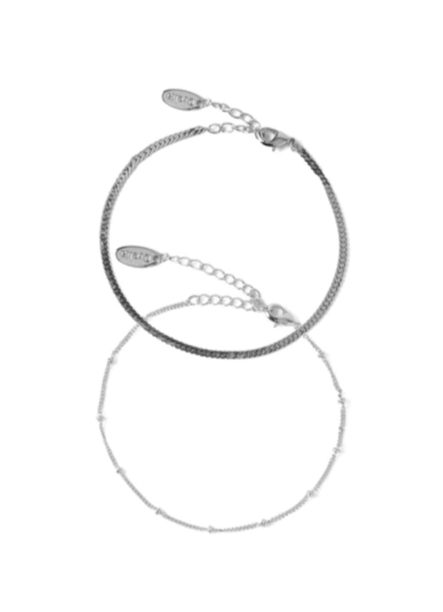 Sølv Satelitte armbånd - Stilshoppen