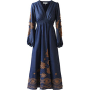 Mørkeblå Paulina Dress