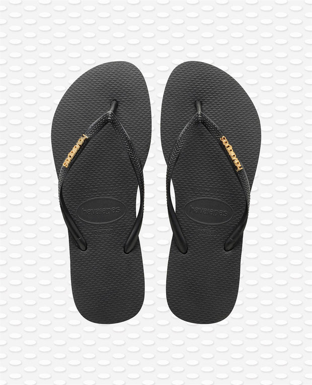 Sorte slim sandaler - Stilshoppen