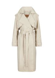 Sand Regndråpe Trench Coat - Stilshoppen