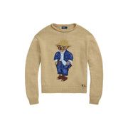 Beige Polo Bear Sweater - Stilshoppen