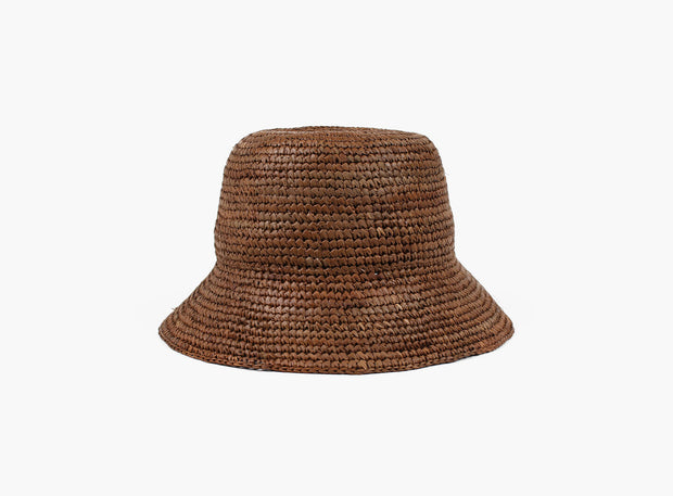 Brun Nohr Etienne Straw Bucket Hat