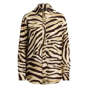 Zebra Print Relaxed Fit Lauren Shirt - Stilshoppen