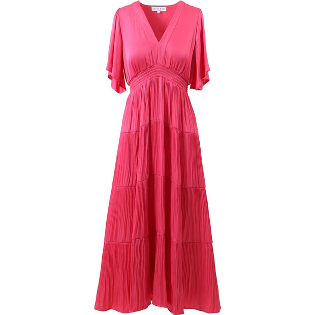 Angie Solid Dress Long