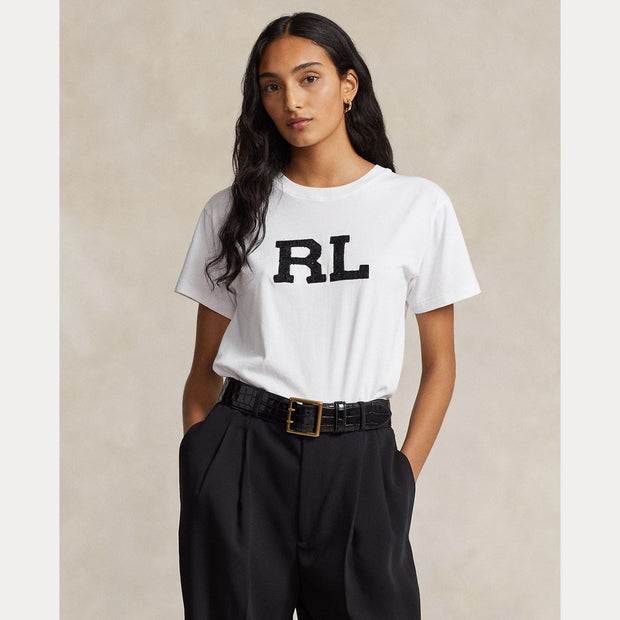 Hvit RL t-shirt - Stilshoppen