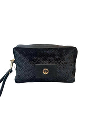 Sort Velvet toilet bag - Stilshoppen