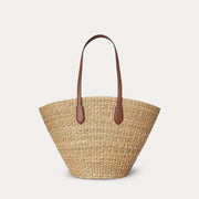 Natur Straw ekstra lare Tanner tote bag