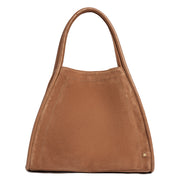 Tan shopper suede