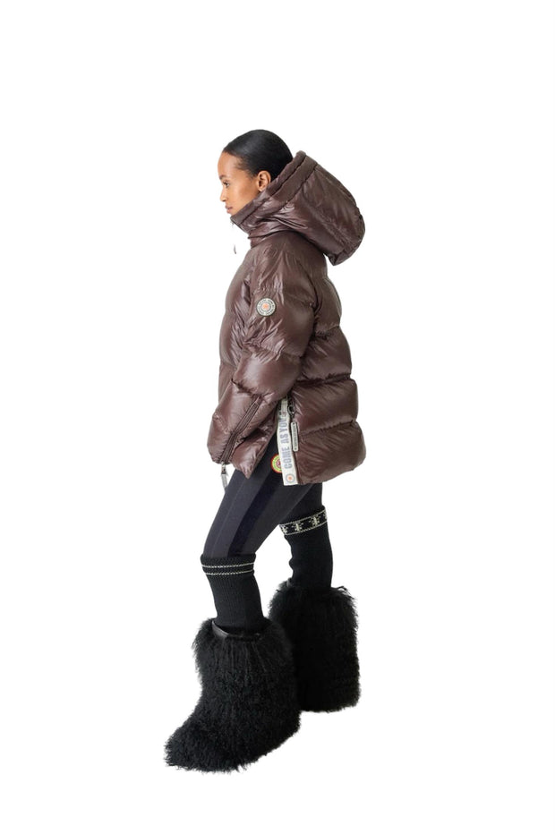 Brun Matt Erika Lux jacket