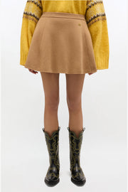 Beige Cashmere Wool Skirt - Stilshoppen