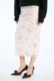 Sequin Midi Pencil Skirt