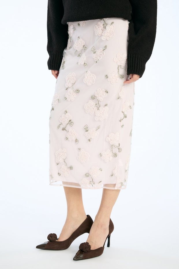 Sequin Midi Pencil Skirt