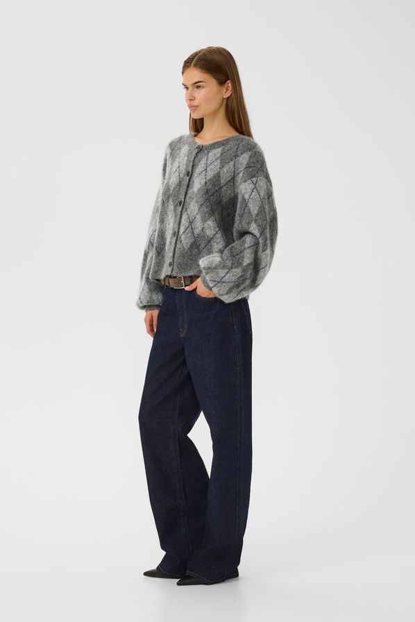 Grå GZsasi Cardigan - Stilshoppen