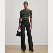 Stripe Judy Sleeve T-Shirt