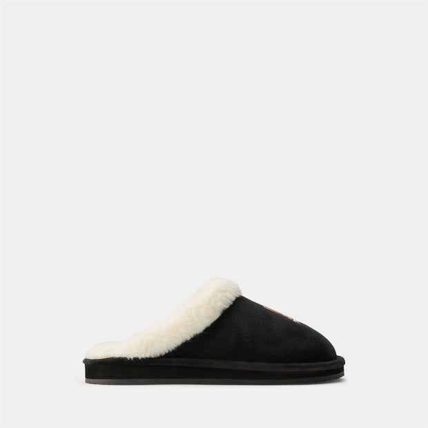 Black Polo Bear slippers