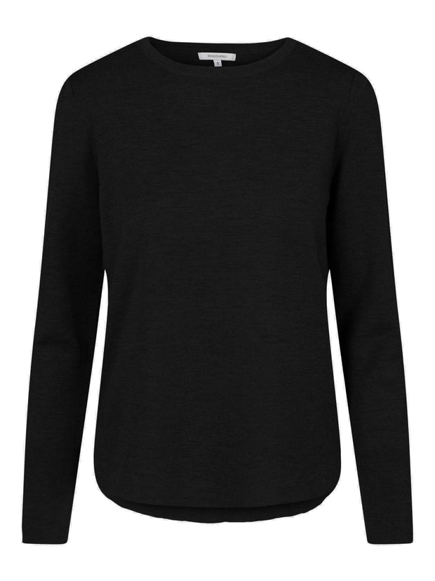 Sort Mela Sweater - Stilshoppen