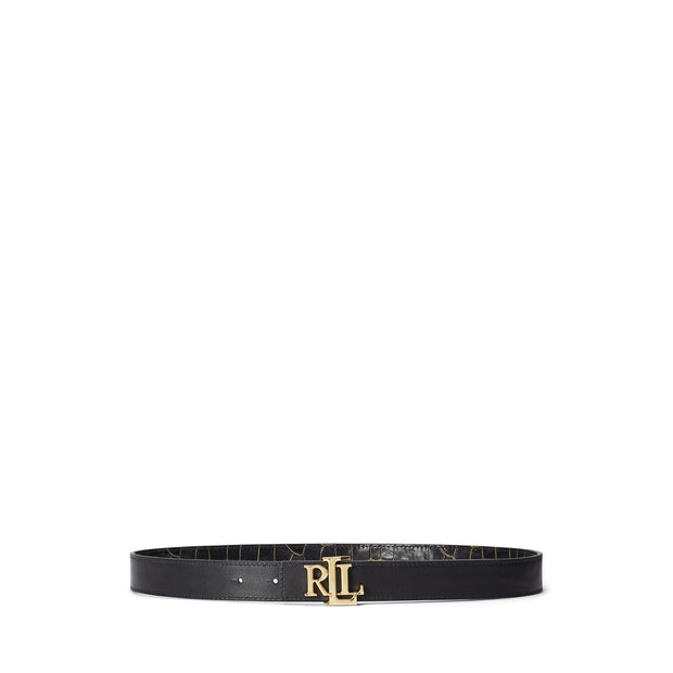Sort Reversibelt belte 30 medium - Stilshoppen