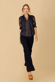 Mørkeblå Madisyn blouse