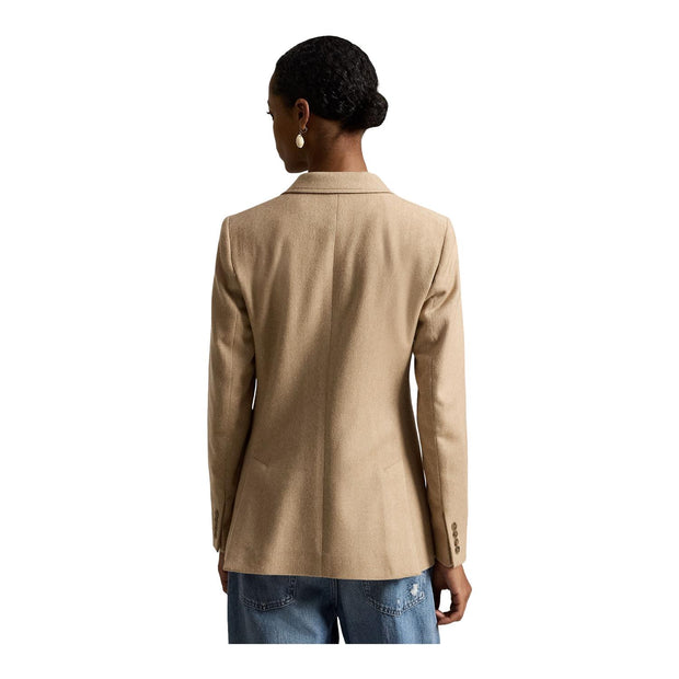 Taupe Wool Hacking Blazer