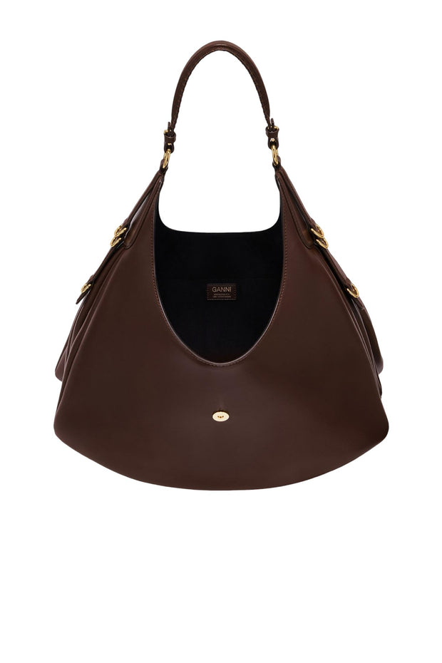 Brun Kat Large Gold Bag - Stilshoppen