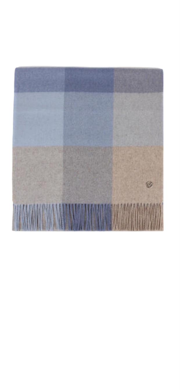 Blå  Theresa Lammeullskjerf