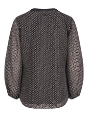 Detailed chiffon blouse - Stilshoppen