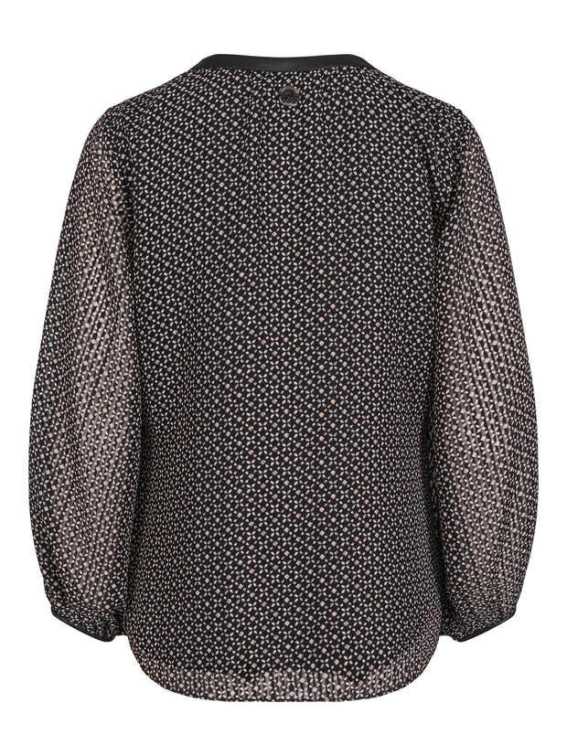 Detailed chiffon blouse - Stilshoppen