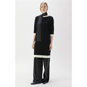 Sort/Ecru Nour Contrast Dress