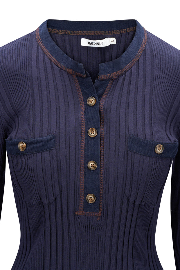 Mørkeblå Ralph Pullover