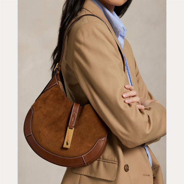 Brun Melert Small Shoulder Bag
