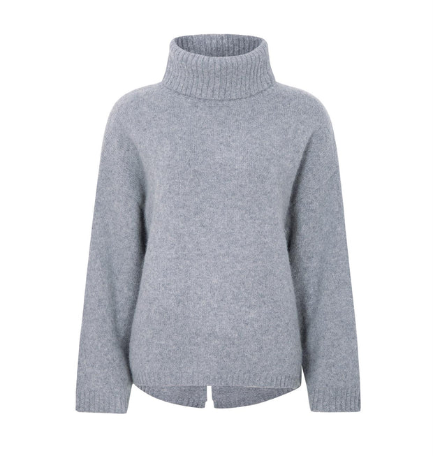 Grå Camille sweater - Stilshoppen