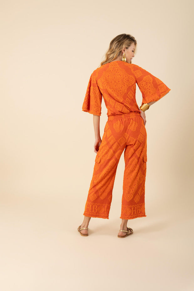 Orange Jayda Trousers - Stilshoppen