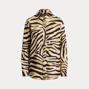 Zebra Print Relaxed Fit Lauren Shirt - Stilshoppen