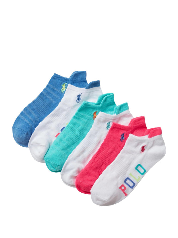 Multi 6 pack anckle socks - Stilshoppen