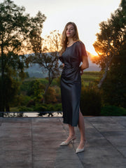 mørkeblå Inez Dress