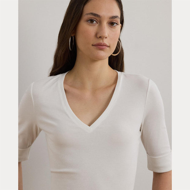 V Judy-Elbow  Sleeve Knit