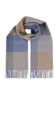 Blå  Theresa Lammeullskjerf