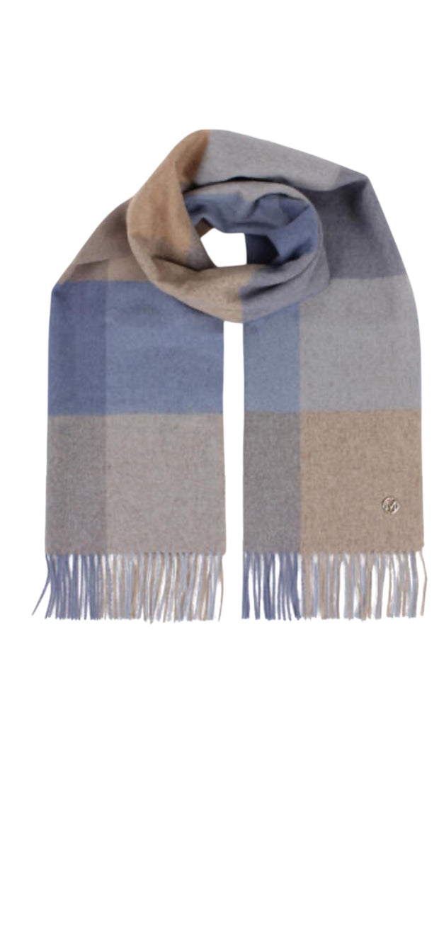 Blå  Theresa Lammeullskjerf