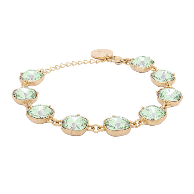 Grønn Carla Swarovski Lux armbånd