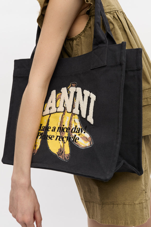 Large Shopper Banana Print