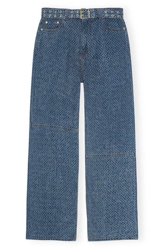 Fluffy Denim Izey Belt - Stilshoppen