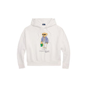 Hvit Polo Bear Fleec Hoodie - Stilshoppen